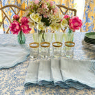 Bettina Napkin in Blue Gingham, Set of 4 - Henry Duvall