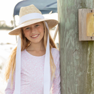 Girls Wide Brimmed Sun Hat - Henry Duvall