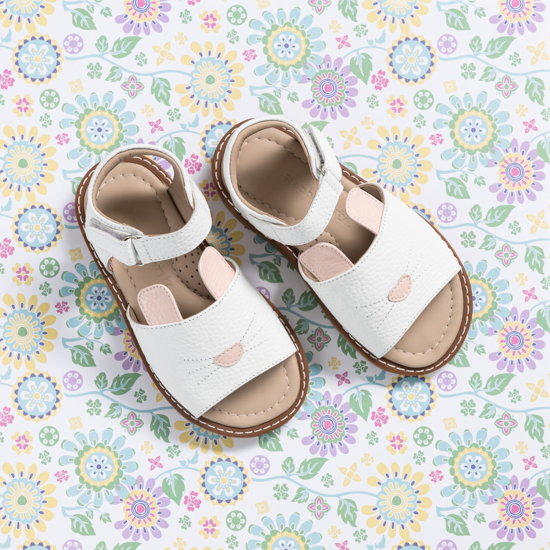 Bunny Sandal Toddler White - Henry Duvall