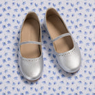 Sasha Ballerina Flat Silver - Henry Duvall