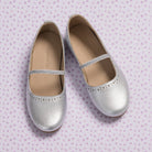 Sasha Ballerina Flat Silver - Henry Duvall