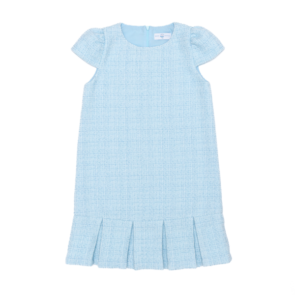 Charlotte Dress in Bay Tree Blue Tweed 6 Charlotte Dress in Bay Tree Blue Tweed 6