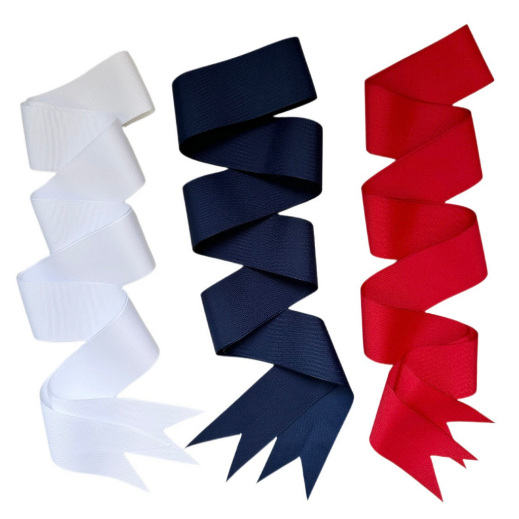 Red, White & Blue Long Grosgrain Ribbon Pack - HENRY DUVALL