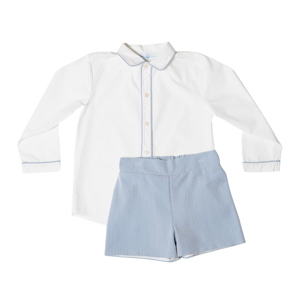 Sullivan Shorts Set in Hyde Park Herringbone – Henry Duvall