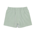 Henry Duvall Sullivan Shorts Set for toddler boys in sage herringbone, heirloom outfit with rounded collar shirt, classic English-inspired boys clothing