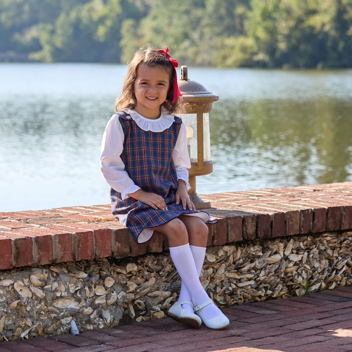Classic girls Mary Jane holiday shoes by L’Amour, timeless Christmas dress shoes for girls, perfect with tartan dresses and Henry Duvall holiday outfits