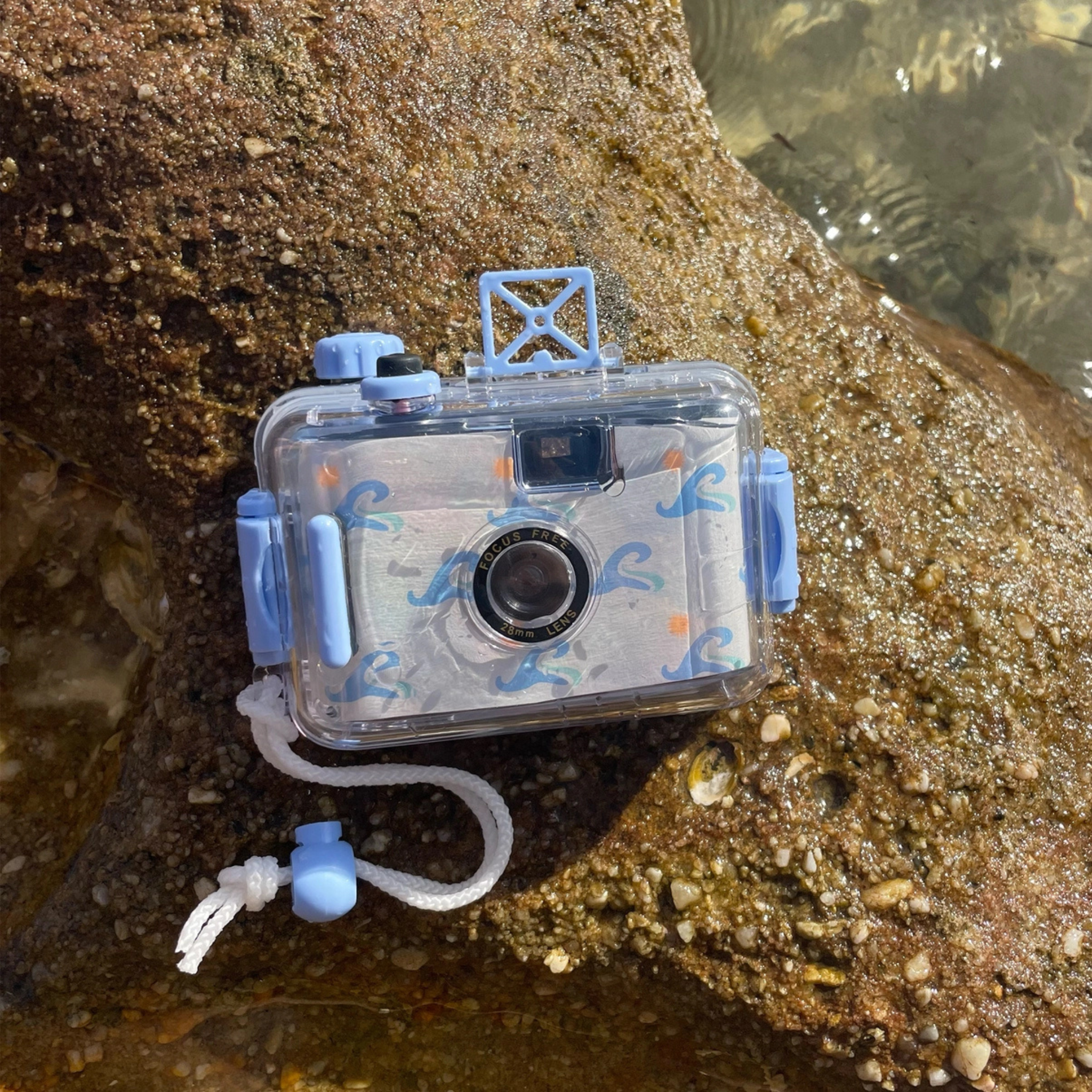 Underwater Camera in Blue Wave - Henry Duvall