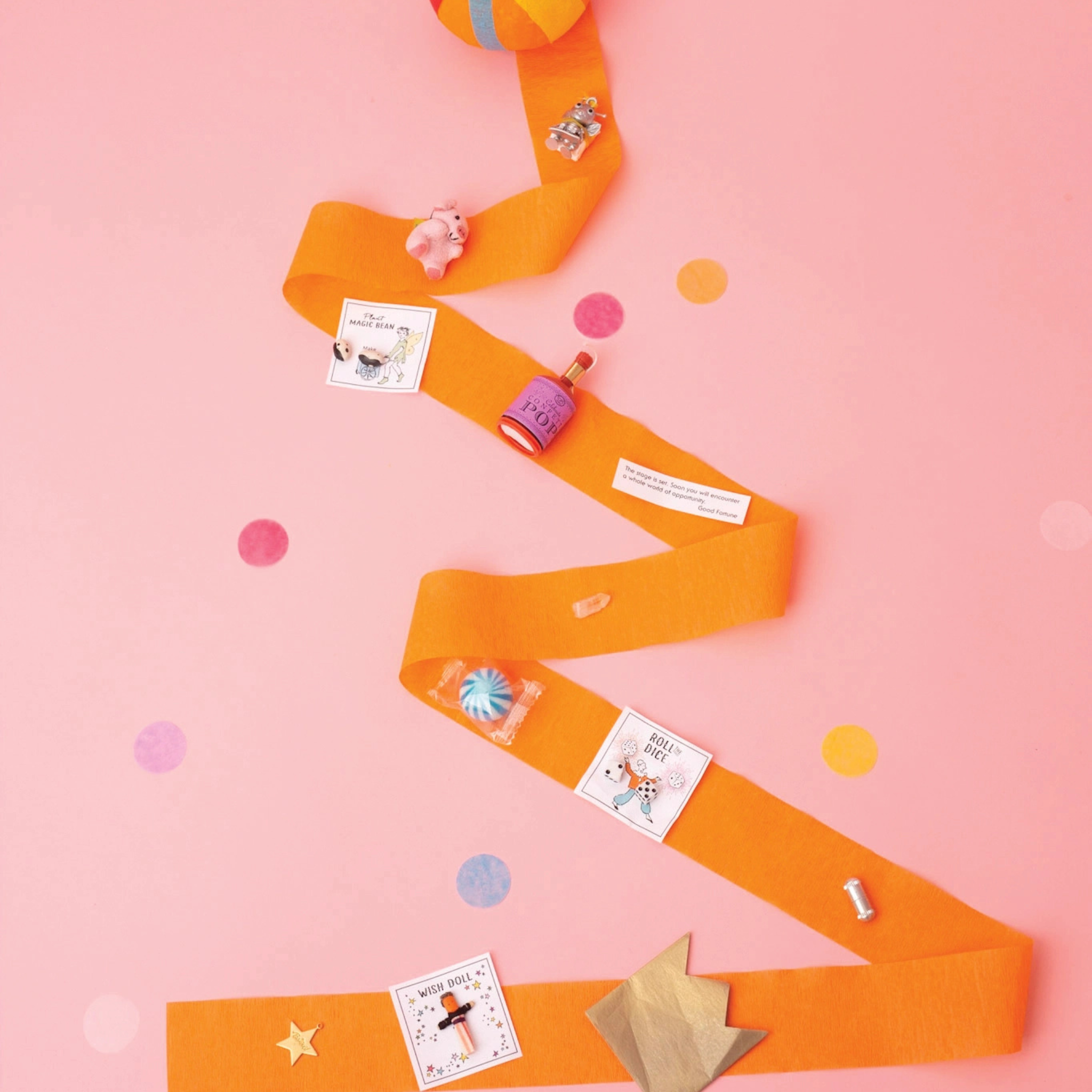 Deluxe Glitter Heart Surprize Ball® with sparkling heart design and small hidden gifts inside.