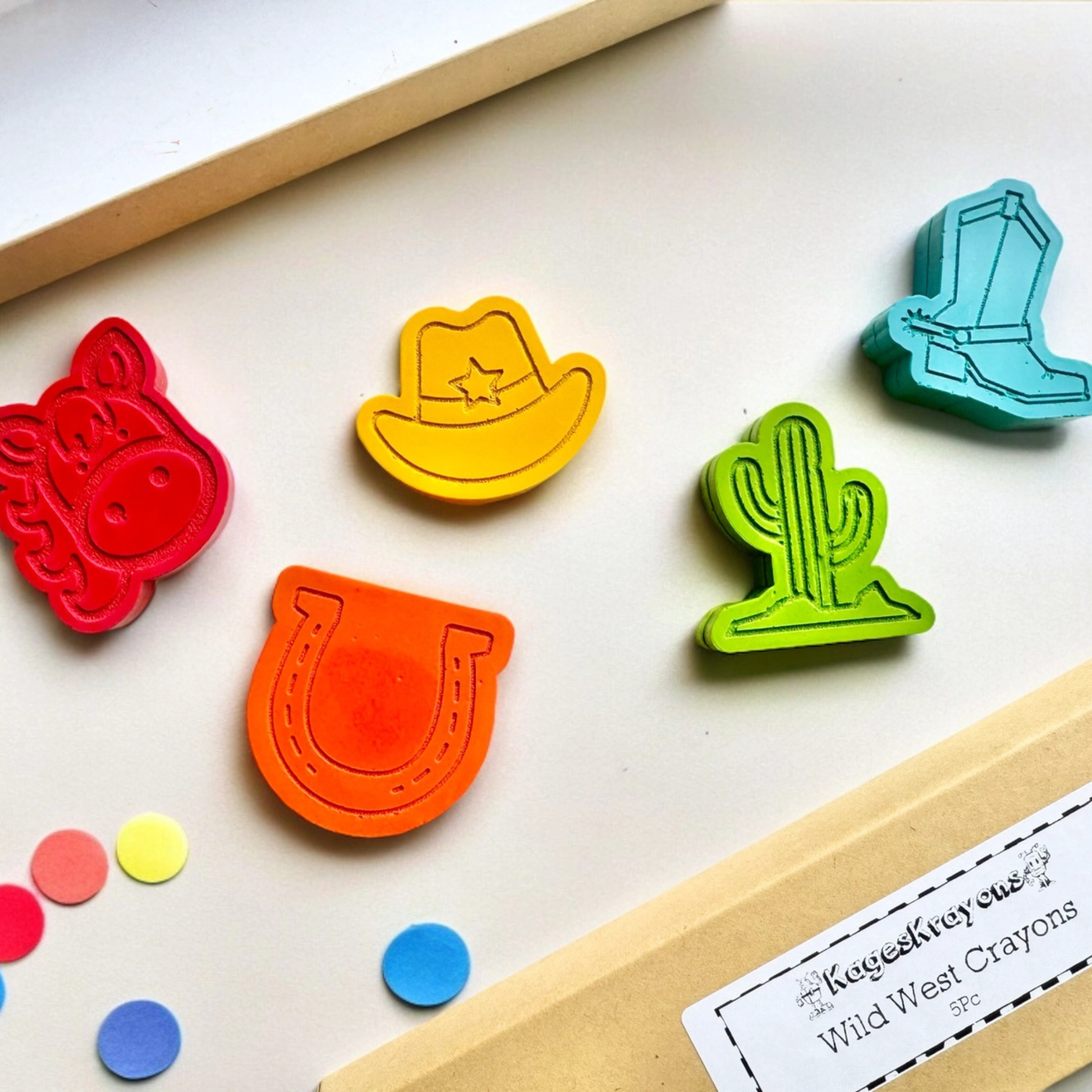 Cowboy Crayon Stocking Stuffer