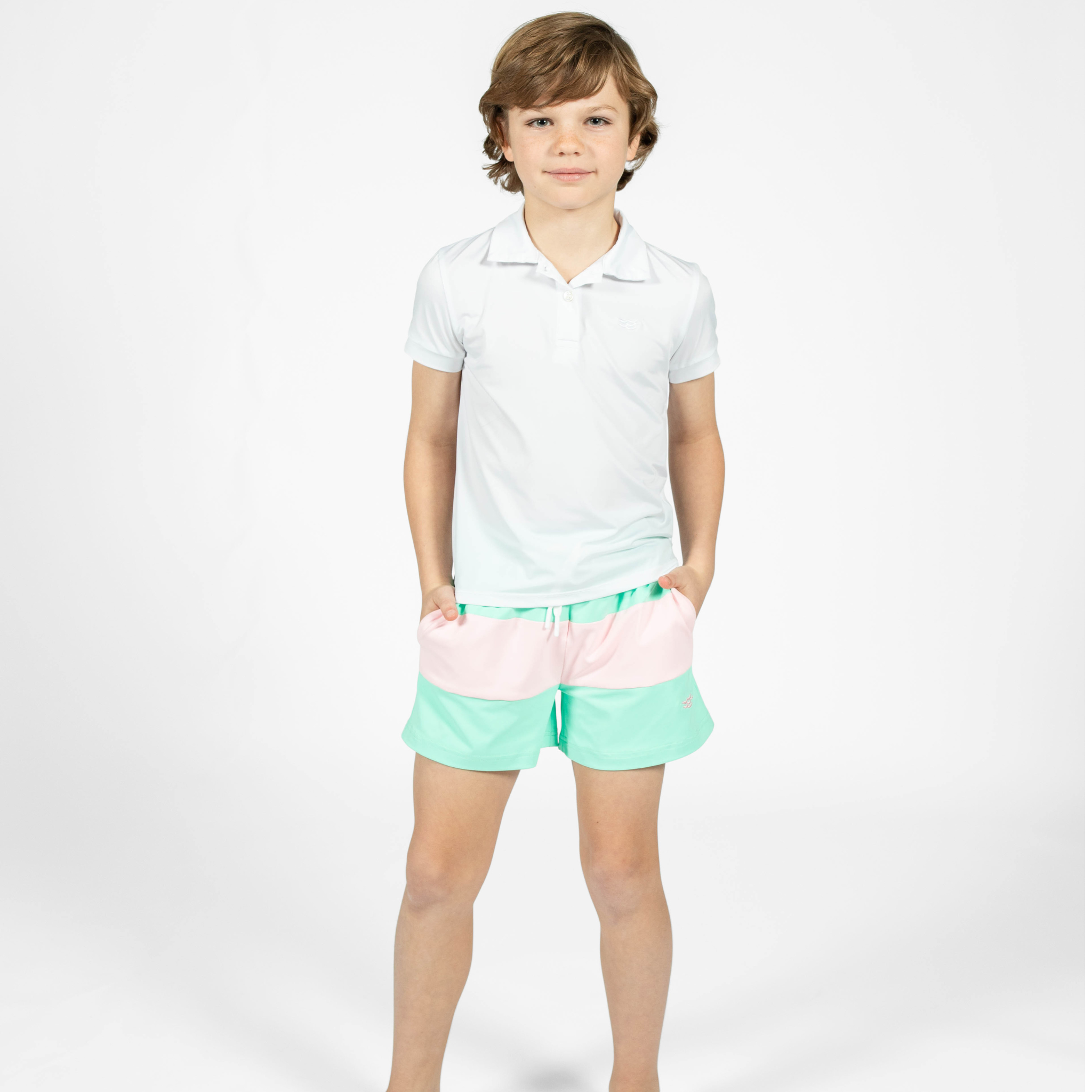 Tatum Trunks in Palm Beach Color Block - Henry Duvall