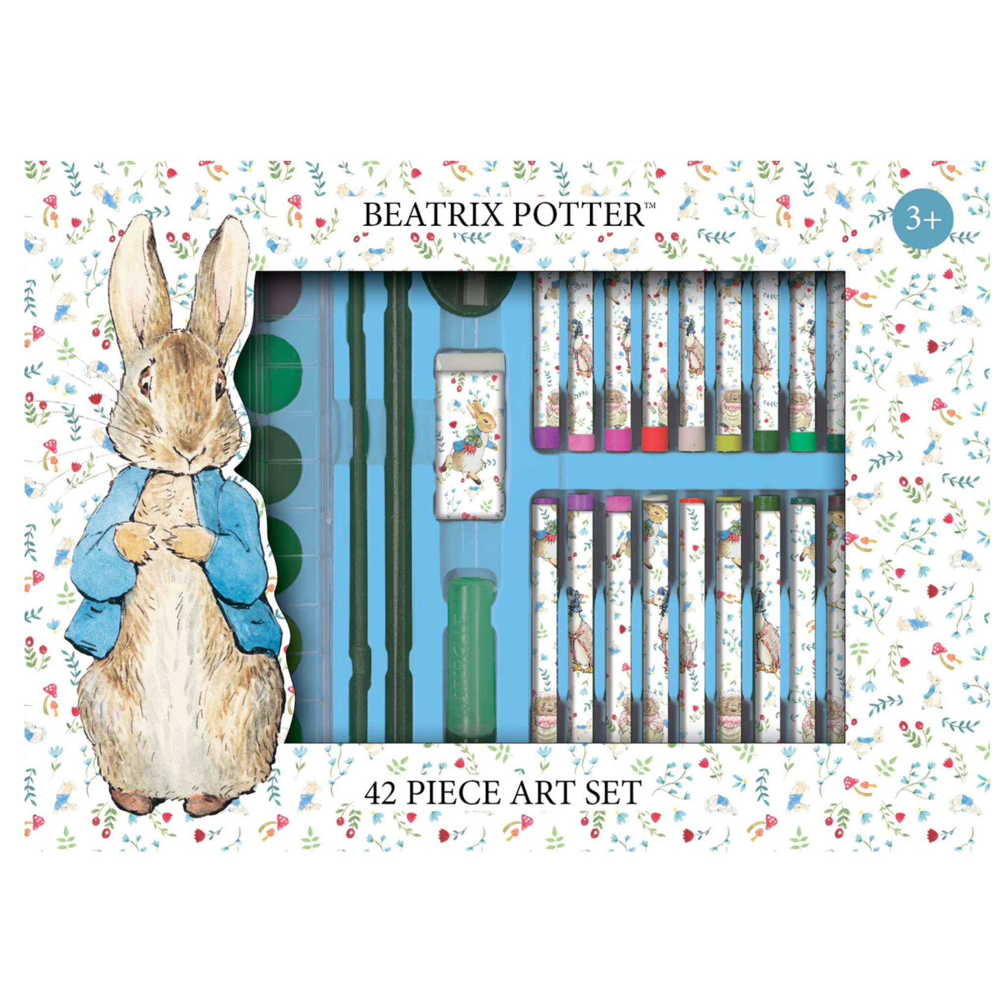 Peter Rabbit Children's 42 Piece Art Set - Henry Duvall