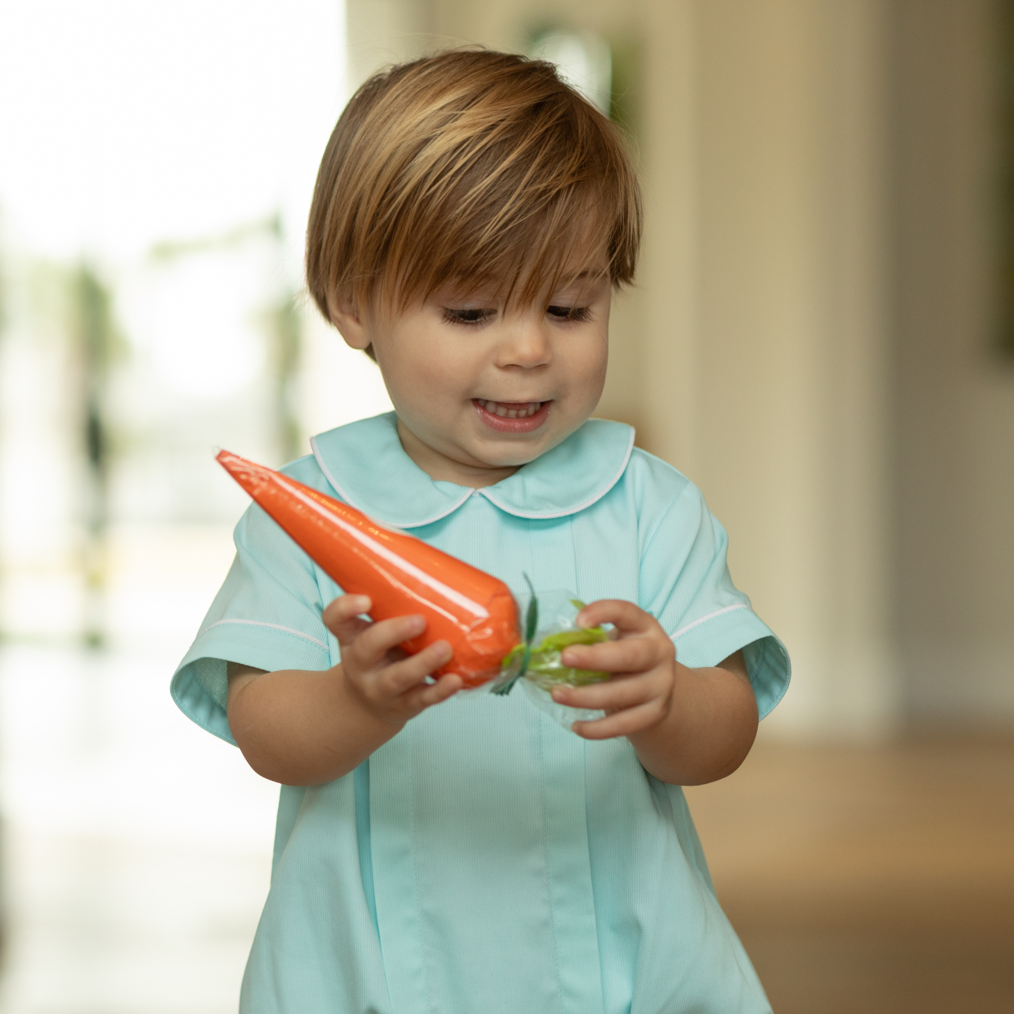 Easter Surprize Cone by TOPS Malibu filled with small springtime toys and treats.