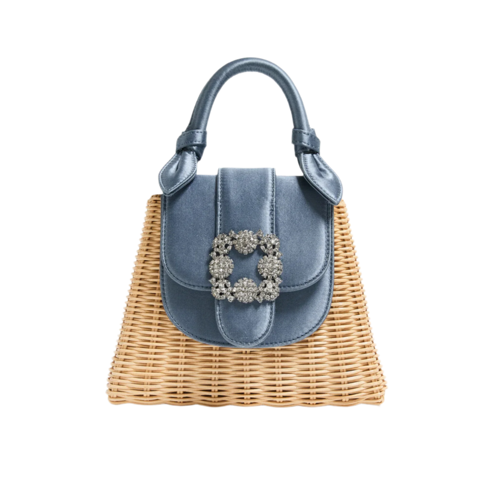 Petite Lady Bag Crystal in Heritage Blue - Henry Duvall