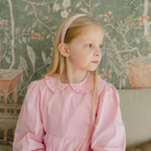 Alice Headband by Eva’s House, classic structured velvet headband for girls made in Switzerland, timeless fall accessory for everyday and family moments