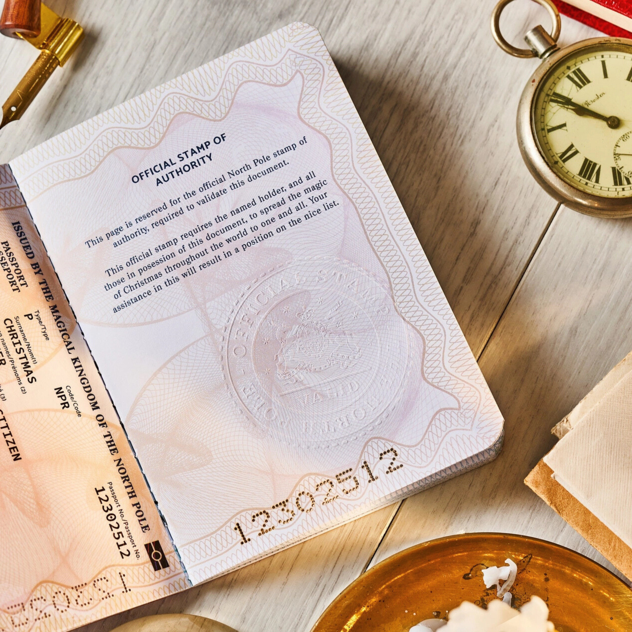 Imaginative Christmas gift - Santa's passport