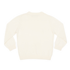 Henry Duvall boys ivory crewneck sweater, classic fall knitwear for school, holidays, and layering, cozy anti-pilling knit