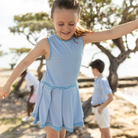 Henry Duvall Taft Tennis Dress for girls, classic preppy athletic dress with built-in shorts made from soft stretchy performance fabric for tennis and summer activities.