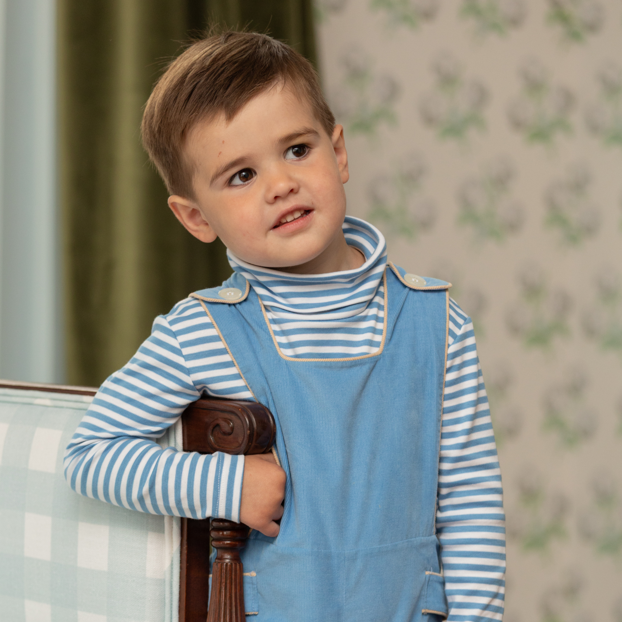 Henry Duvall classic unisex children’s turtleneck for boys and girls, designed for layering throughout fall and winter.