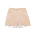 Henry Duvall Robert Shorts in King’s Way Khaki Corduroy, classic fall toddler boys dress shorts with flat front and elastic back, perfect for pairing with gingham shirts and sibling sets