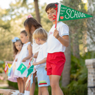 Henry Duvall Liam Shorts in Rhode Island Red cotton pique, classic boys back-to-school shorts with elastic waist for first day of school photos and everyday fall wear.