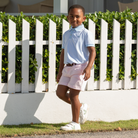 Henry Duvall boys performance shorts in lightweight stretch fabric, stain-resistant and wrinkle-resistant preppy shorts with adjustable waistband for everyday wear