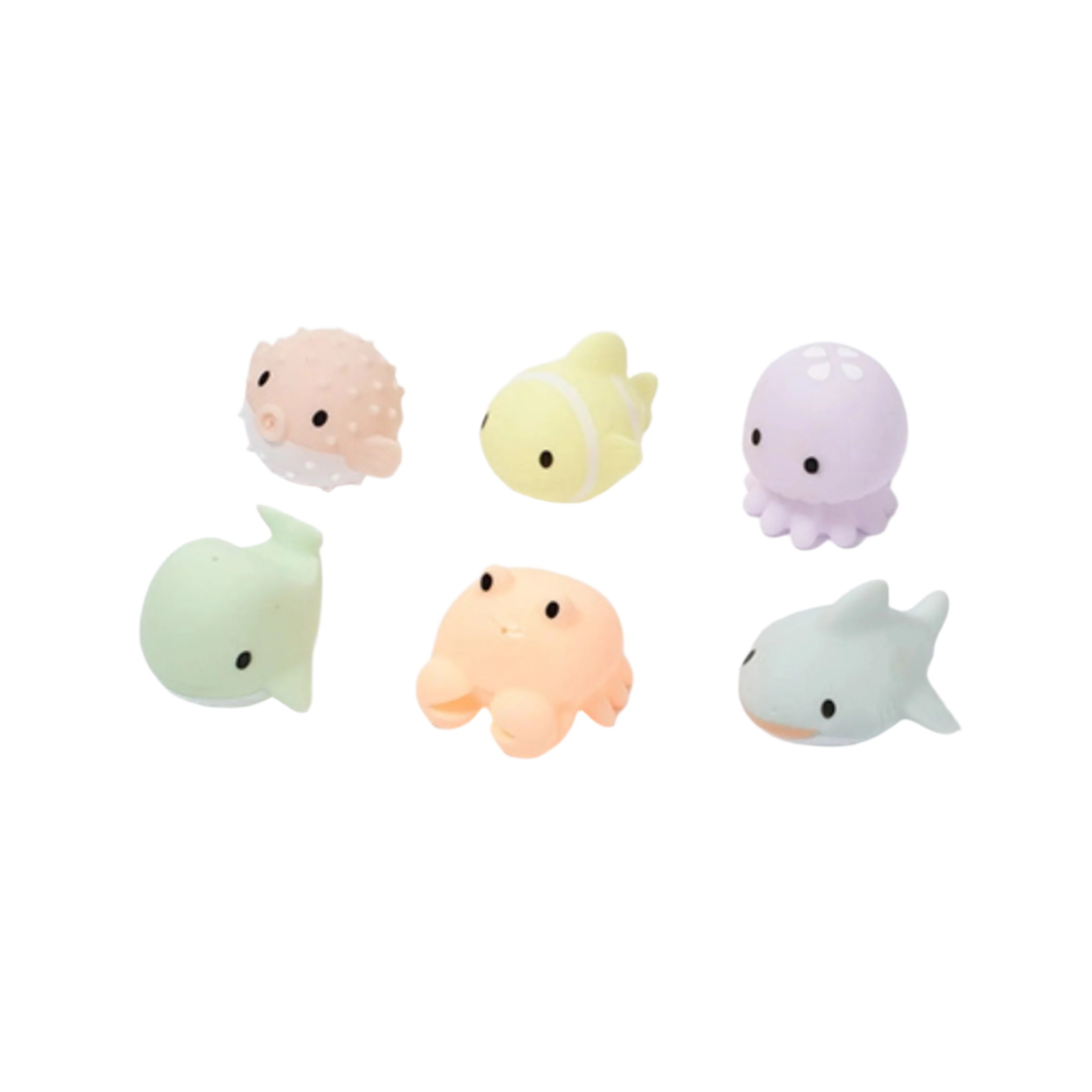 Sea Animal Splash Toys Ocean Friends Multi, Set of 6 - Henry Duvall