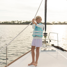 Classic boys’ swim trunks by Henry Duvall in a tailored above-the-knee fit with UPF 50+ protection, featuring an elastic waistband and drawstring for a comfortable summer look.