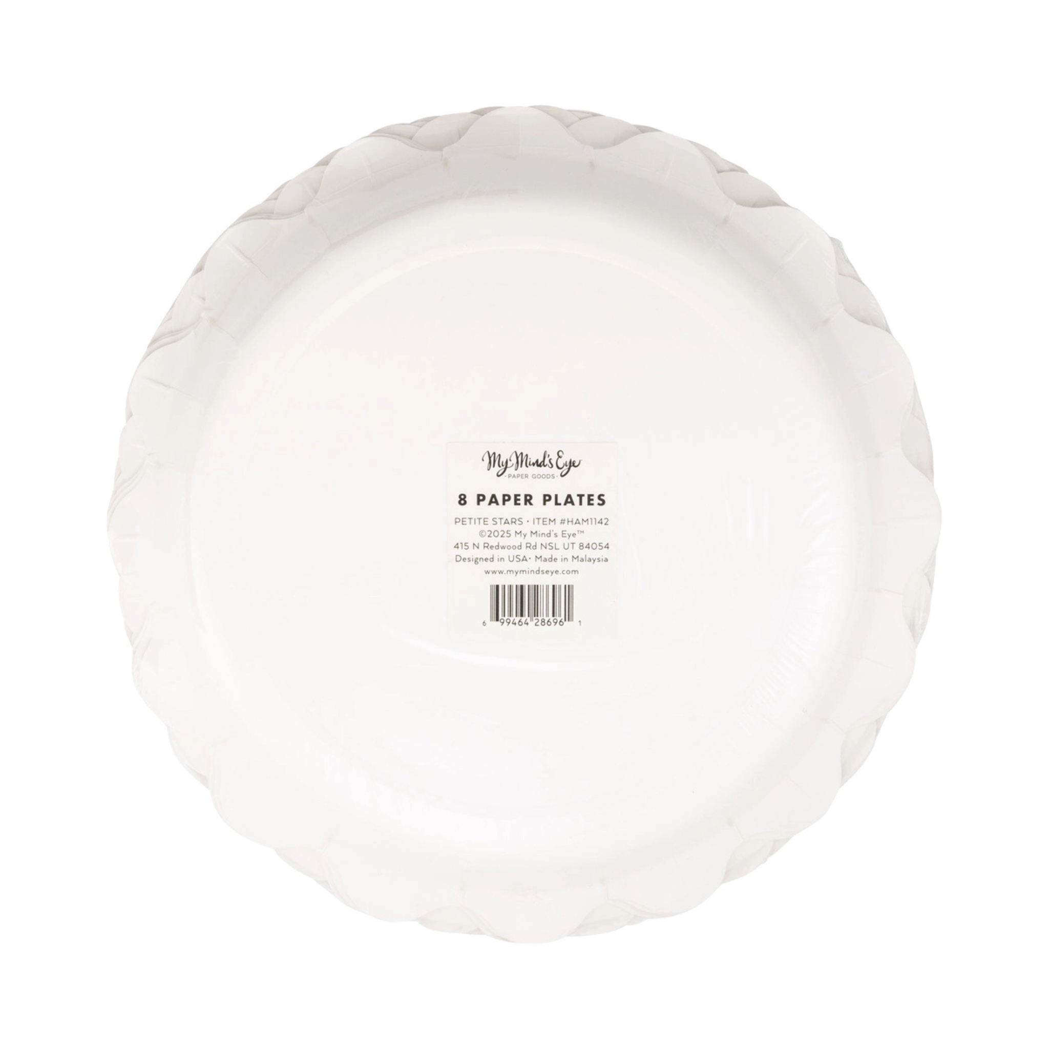 Hamptons Petite Stars 9" Paper Plate - Henry Duvall