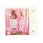 Glitter XOXO banner set with pink pom pom garland; valentines decor