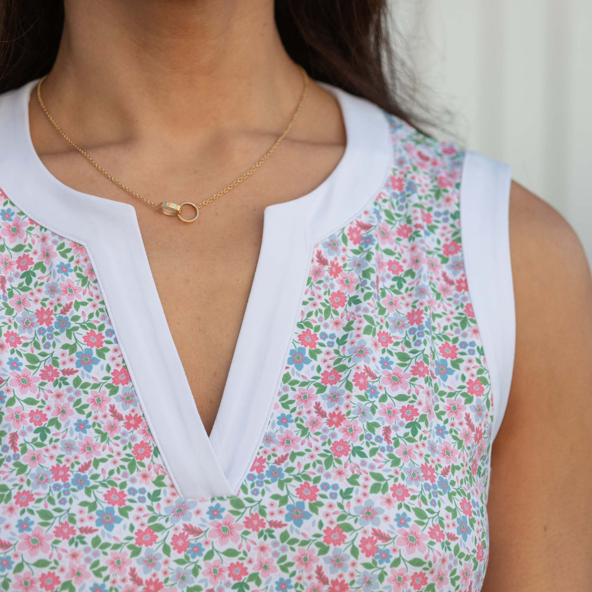 Henry Duvall x MidSpring Sport women’s floral athleisure dress, sleeveless performance dress for errands, travel, and everyday wear