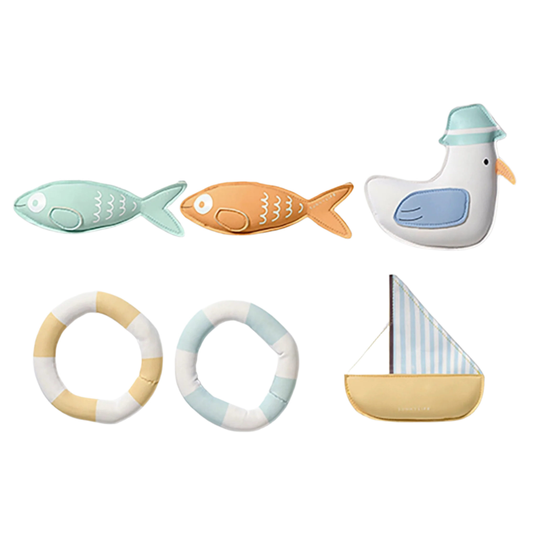 Dive Buddies Sid the Seagull Multi, Set of 6 - Henry Duvall