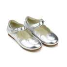 Leather scalloped Mary Jane dress shoes for girls by L’Amour, toddler to youth sizes, perfect for pairing with Henry Duvall dresses and fall outfits