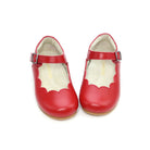 Leather scalloped Mary Jane dress shoes for girls by L’Amour, toddler to youth sizes, perfect for pairing with Henry Duvall dresses and fall outfits