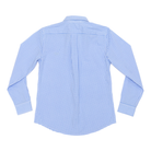 Henry Duvall Bennett Button Down in Charles Street Check blue gingham, classic boys fall dress shirt perfect for pairing with khaki corduroy trousers and coordinating sibling sets