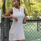Henry Duvall x MidSpring Sport women’s floral athleisure dress, sleeveless performance dress for errands, travel, and everyday wear