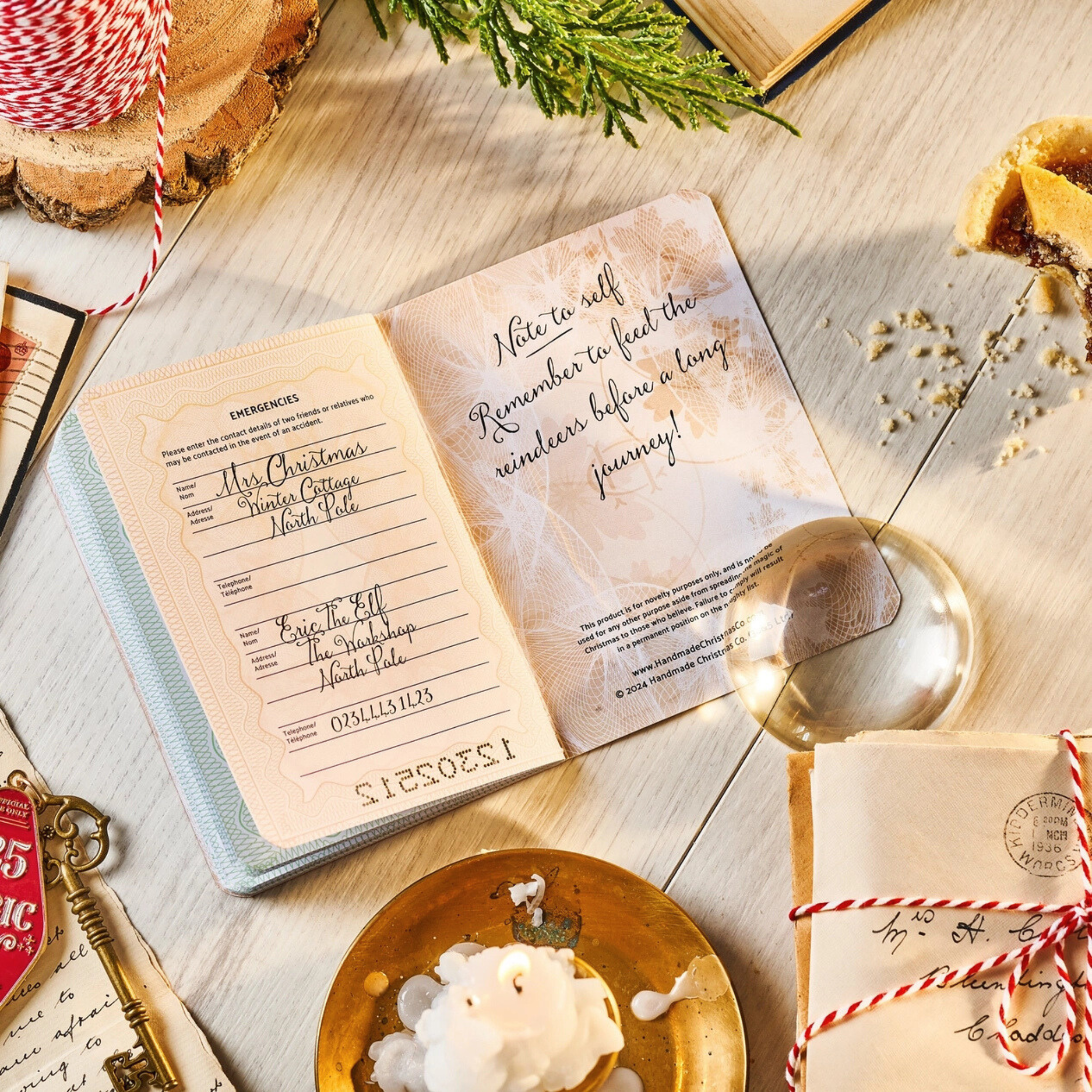 Imaginative Christmas gift - Santa's passport