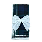 White: Velvet Bow Napkin Ties, Set of 4 - Henry Duvall