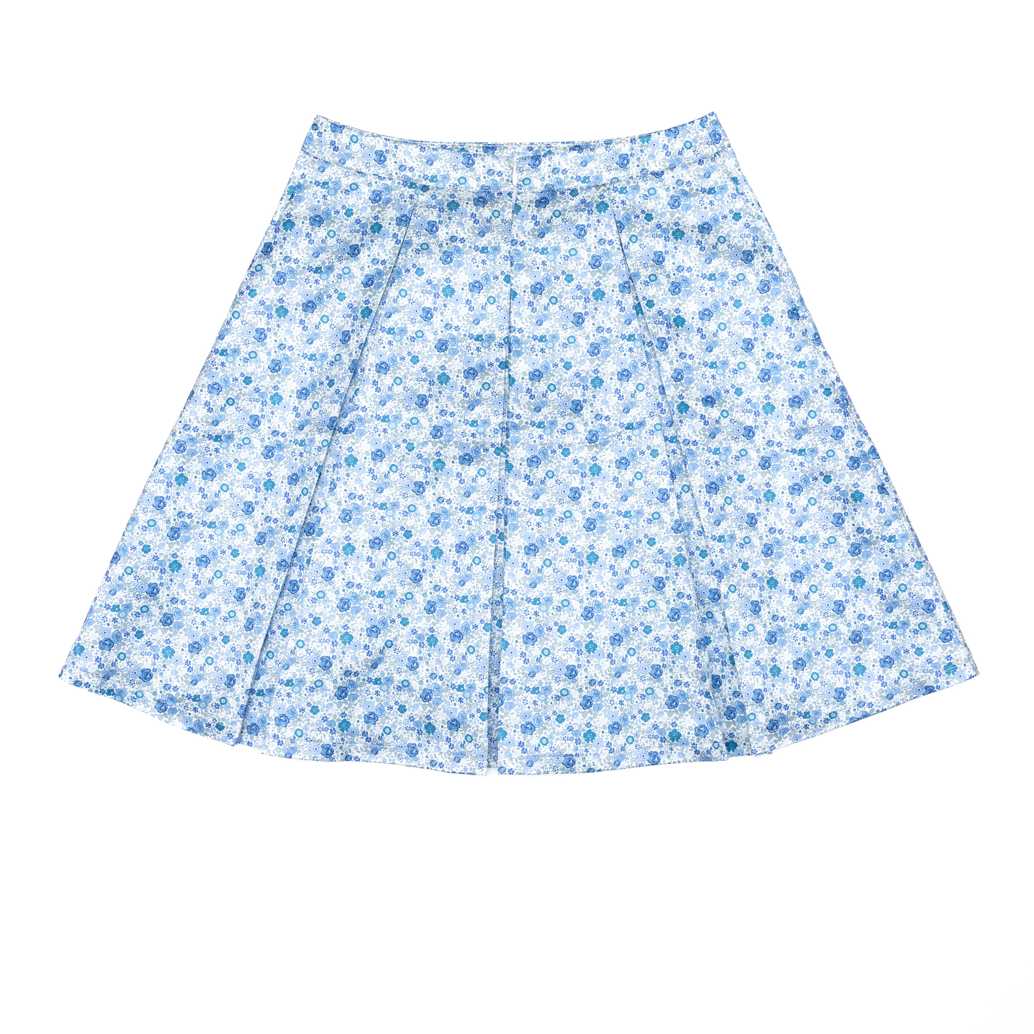 Henry Duvall Jackie Set in Prescott Petals floral taffeta, classic fall two-piece women’s outfit with pleated skirt and tailored top for coordinated family dressing