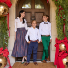 Green Holiday Performance Pants for Boys - Henry Duvall