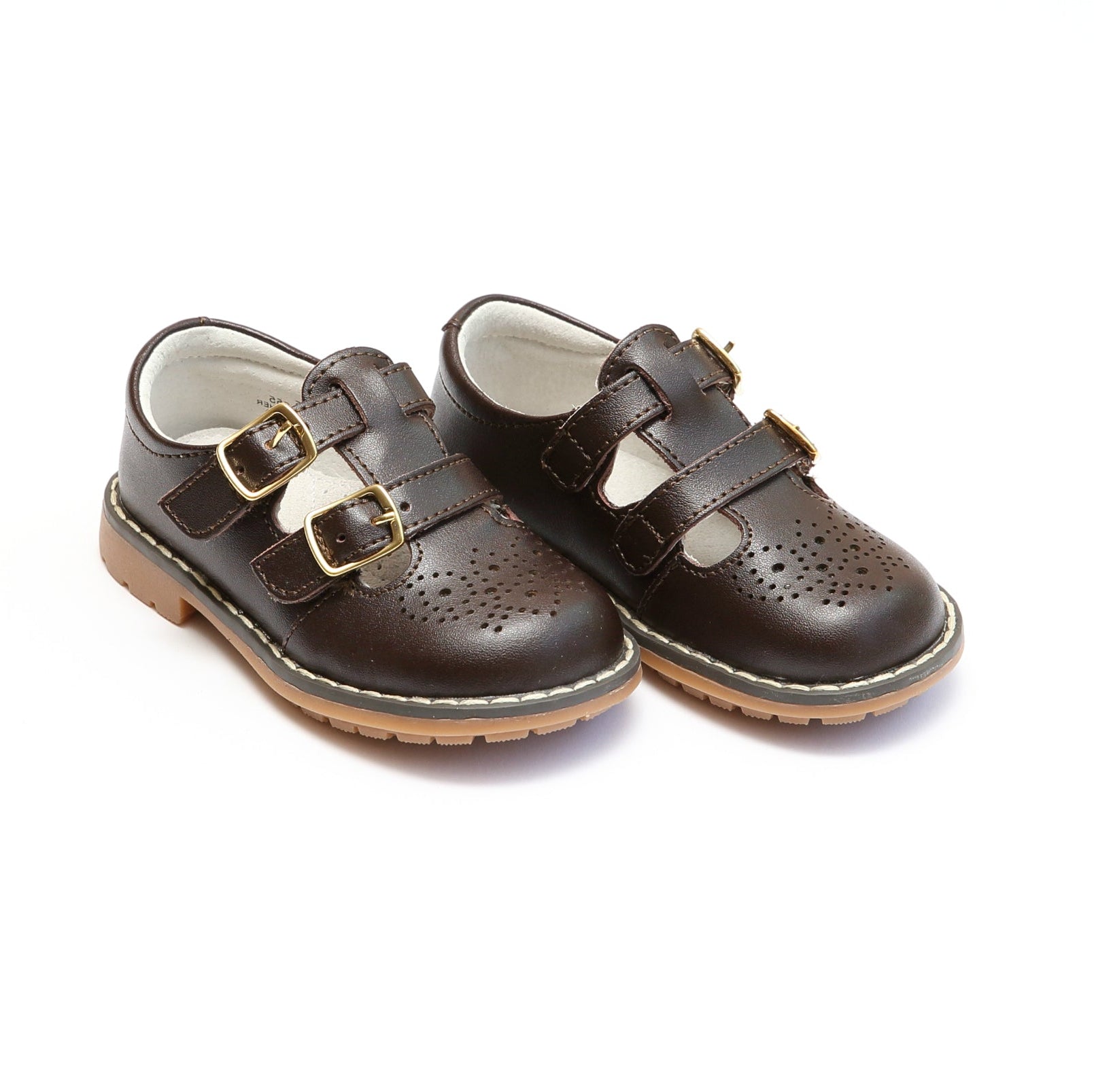Beatrix English Double T-Strap Leather Mary Jane - Henry Duvall
