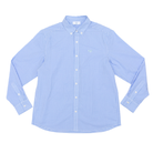 Henry Duvall Men’s Button Down Shirt in Charles Street Check blue gingham, classic fall shirt for men designed to coordinate with family and children’s outfits