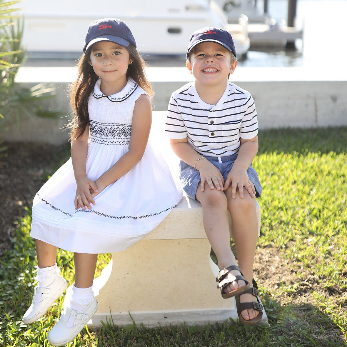Bits & Bows Lobster Bow Baseball Hat