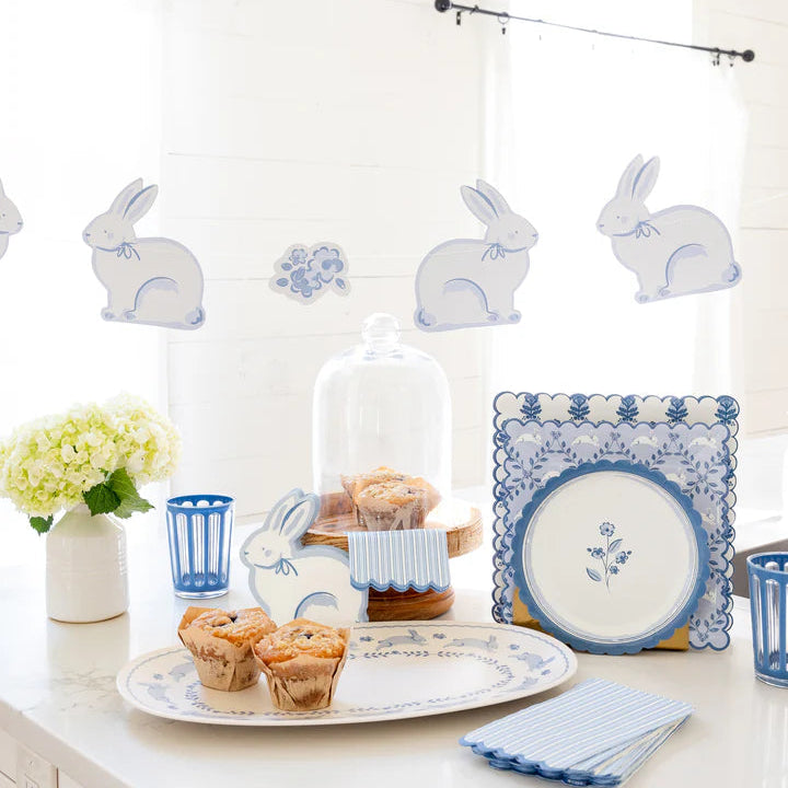Blue Bunny Banner