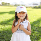 American Flag Bow Baseball Hat (Girls) - Henry Duvall