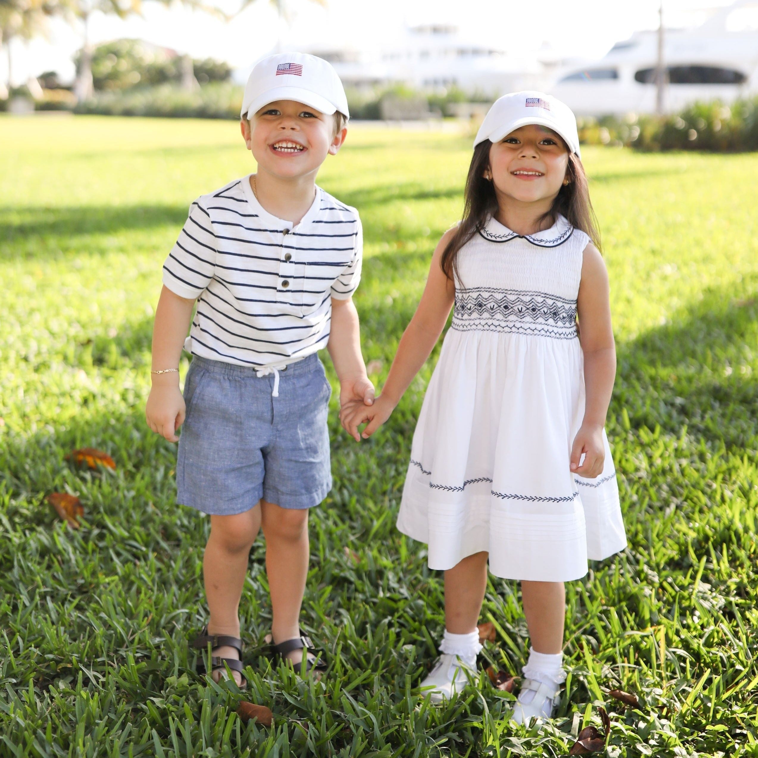 American Flag Baseball Hat (Boys) - Henry Duvall