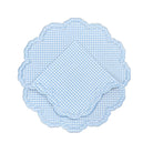 Bettina Placemat in Blue Gingham, Set of 4 - Henry Duvall