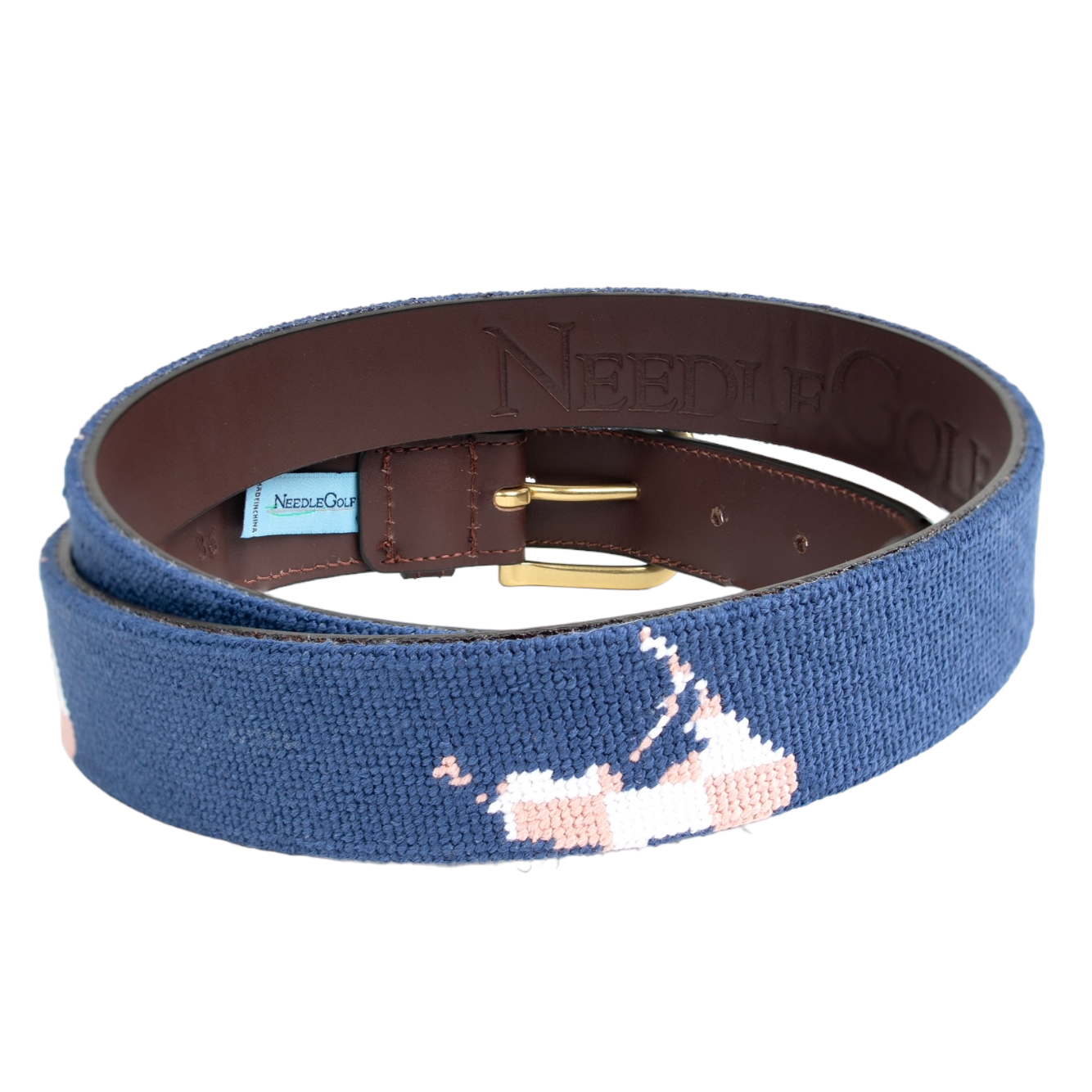Nantucket Needlepoint Belt - Henry Duvall