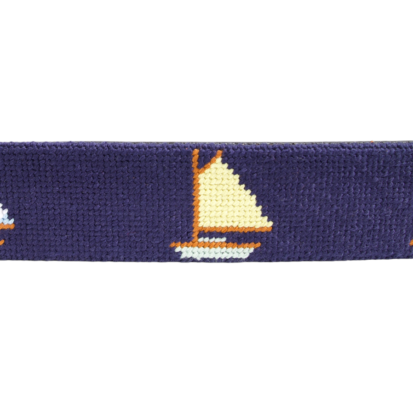 Sailboat Needlepoint Belt - Henry Duvall