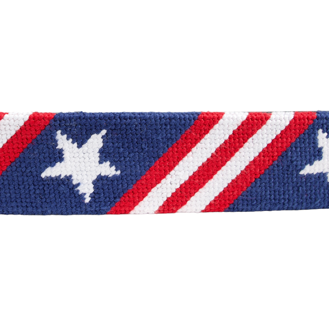 Stars and Stripes Needlepoint Belt - Henry Duvall