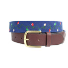 Christmas Lights Children's Needlepoint Belt - Henry Duvall